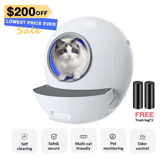 Els Pet Spaceship Automatic Litter Box